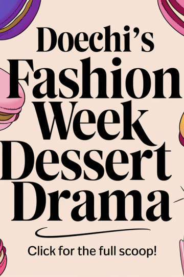 Doechii’s Paris Fashion Week Dessert Drama and Style Highlights