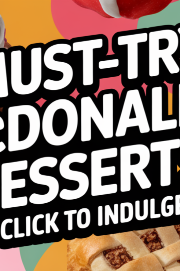 Top McDonald's Desserts You Need to Try Today