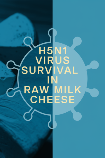 H5N1 Virus Survival in Raw Milk Cheese