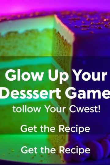 Easy Glowing Core Cake Recipe to Wow Your Guests