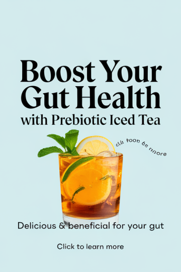 Halfday’s Prebiotic Iced Tea Boosts Gut Health