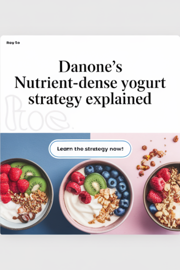 Danone’s Nutrient-Dense Yogurt Strategy Explained