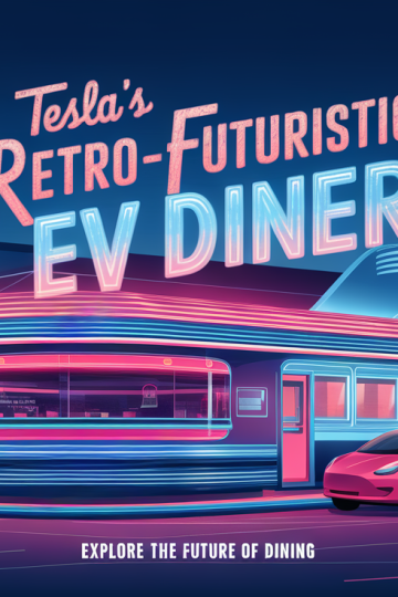 Tesla Launches Retro-Futuristic EV Diner in LA