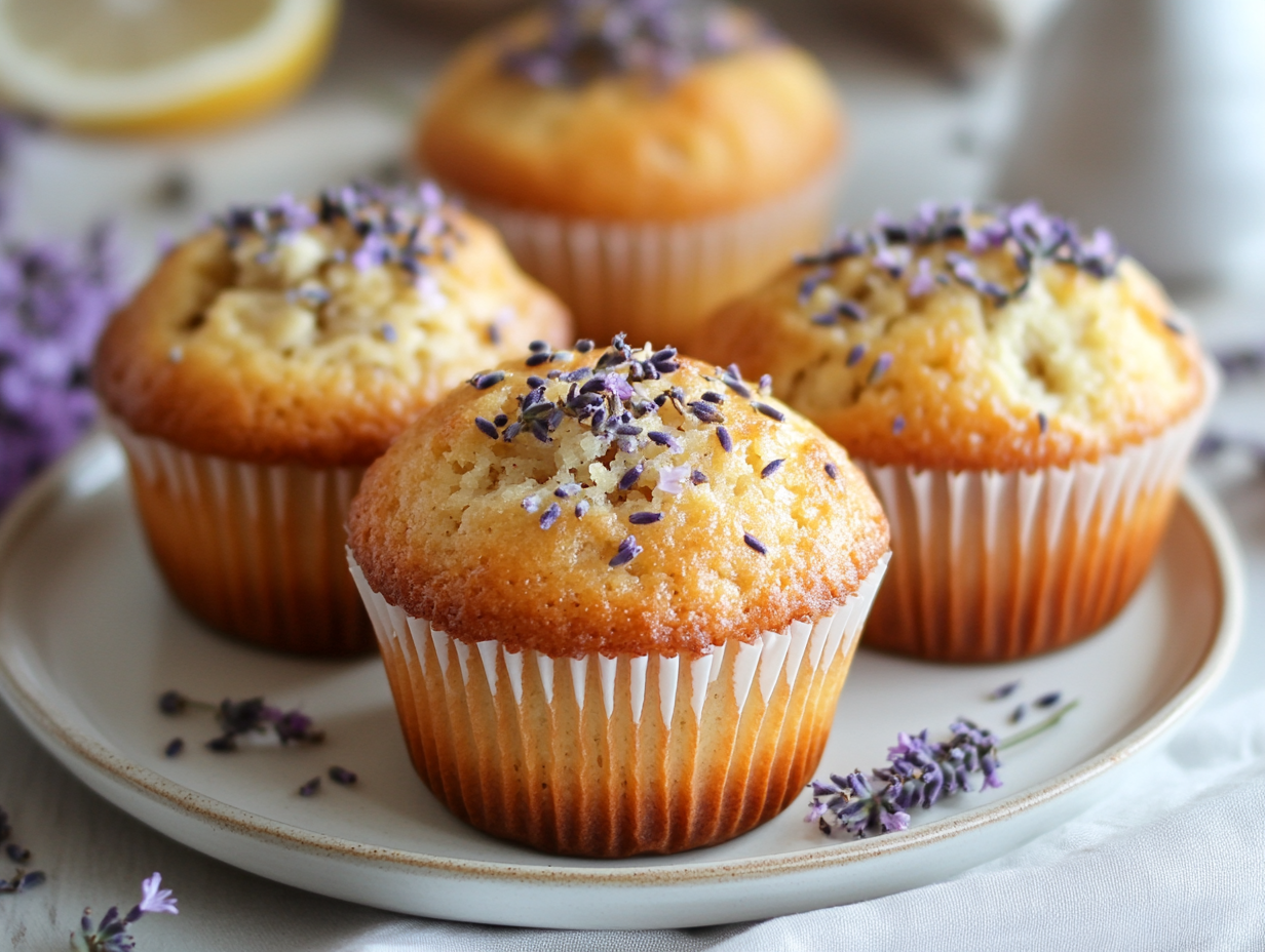 Lemon Lavender Muffins
