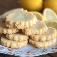 Lemon Shortbread Cookies