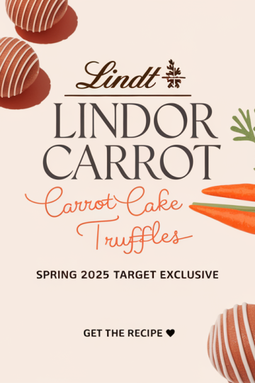 Lindt Lindor Carrot Cake Truffles Spring 2025 Target Exclusive