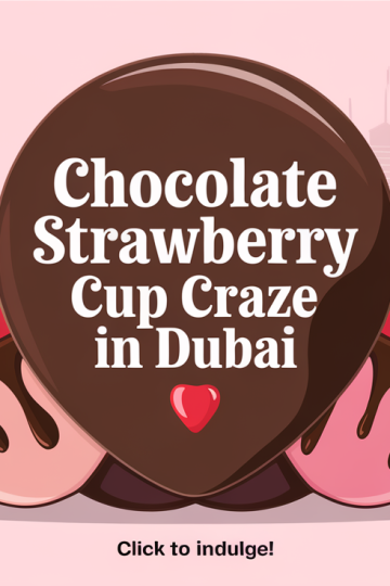 Dubai Chocolate Strawberry Cup Trend Sweeping Dessert Shops