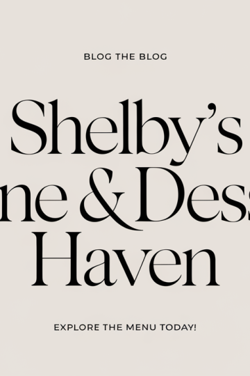 Shelby’s New Wine and Dessert Haven