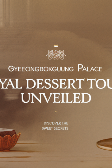 Gyeongbokgung Palace Royal Dessert Tours Unveiled