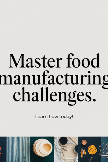 Overcoming Challenges in Food Manufacturing Excellence