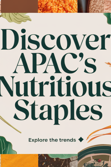 Healthy Staple Food Trends in APAC