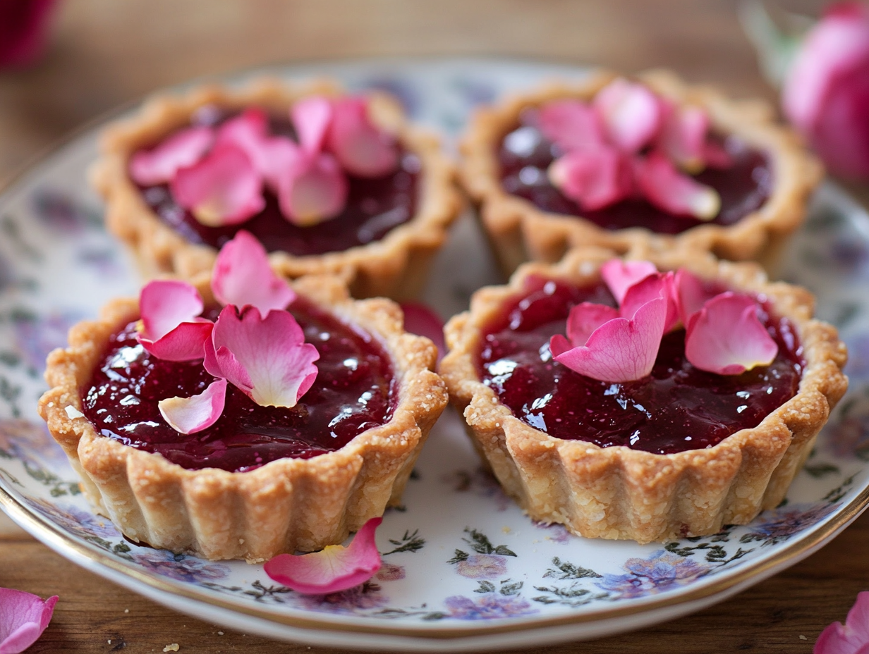 Rose Petal Jam Tarts