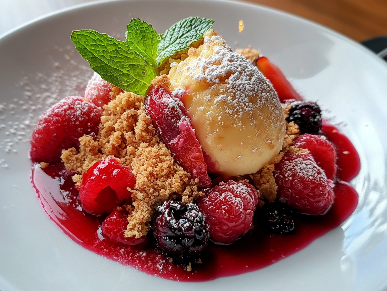 Seasonal Fruit Crumble