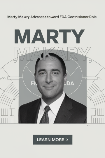 Marty Makary Advances Toward FDA Commissioner Role