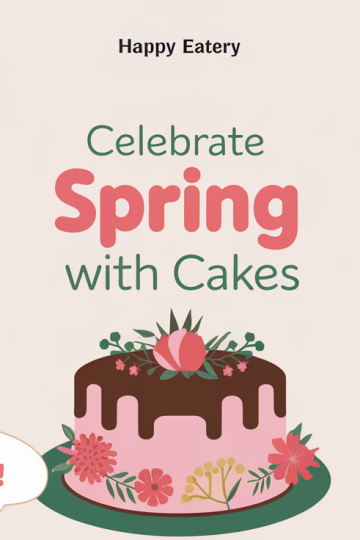 Celebrate Spring with Cakes by Happy Eatery