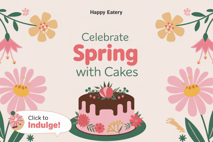 Celebrate Spring with Cakes by Happy Eatery