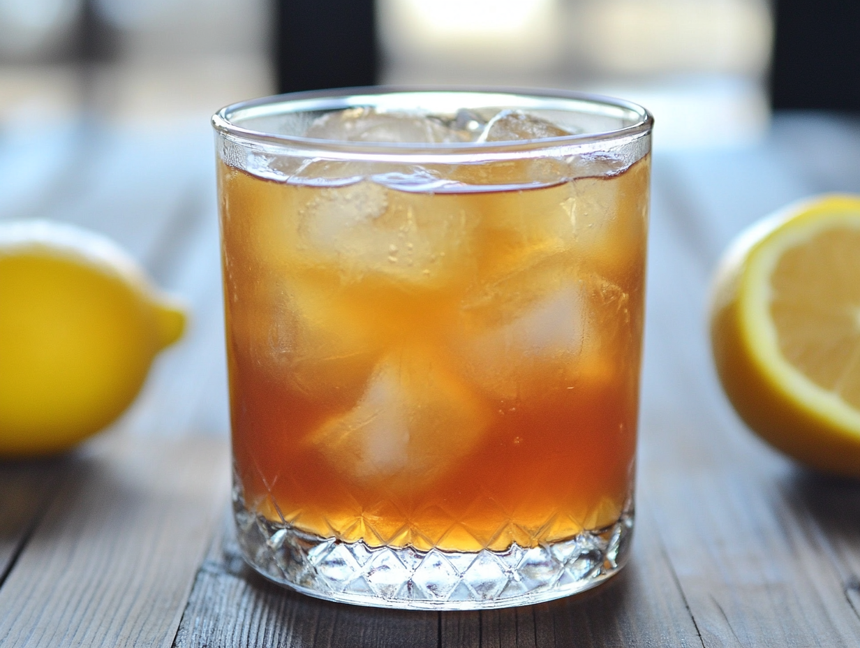 Sweet Tea Bourbon Smash
