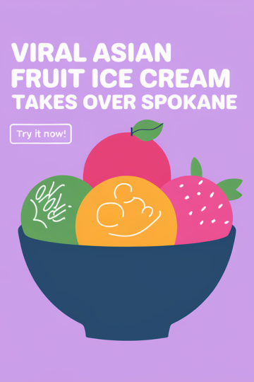 Viral Asian Fruit Ice Cream Takes Over Spokane
