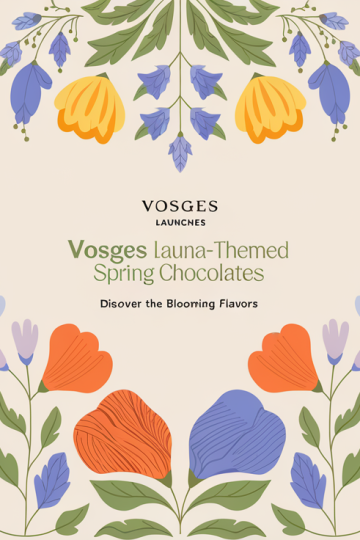 Vosges Launches Flora-Themed Spring Chocolates