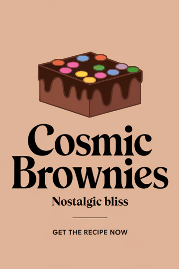 Cosmic Brownies Spark Nostalgic Dessert Craze