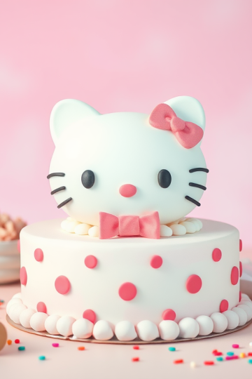 How to Make the Perfect Hello Kitty Cake