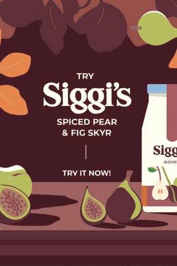 Siggi's Spiced Pear & Fig Skyr Launch
