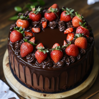 Chocolate Strawberry Cake