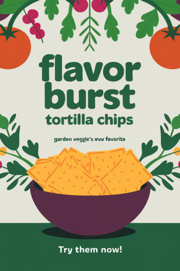 Garden Veggie Launches Flavor Burst Tortilla Chips