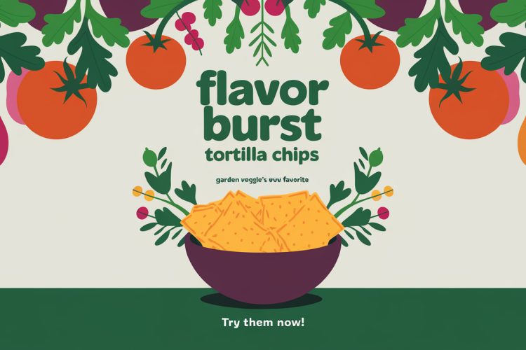 Garden Veggie Launches Flavor Burst Tortilla Chips