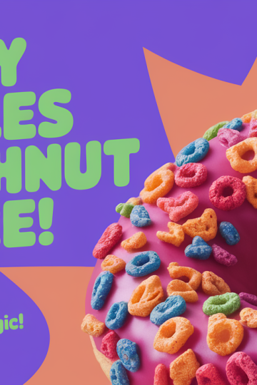 Krispy Kreme Launches Fruity Pebbles Doughnut