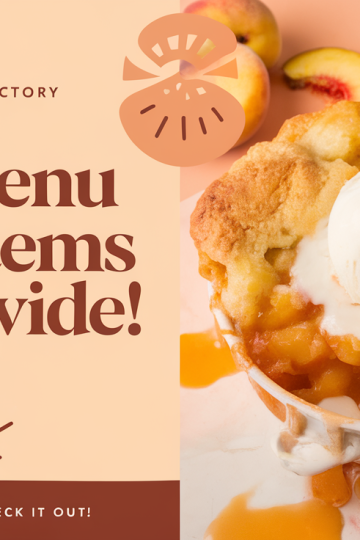 Peach Cobbler Factory Expands Menu Nationwide