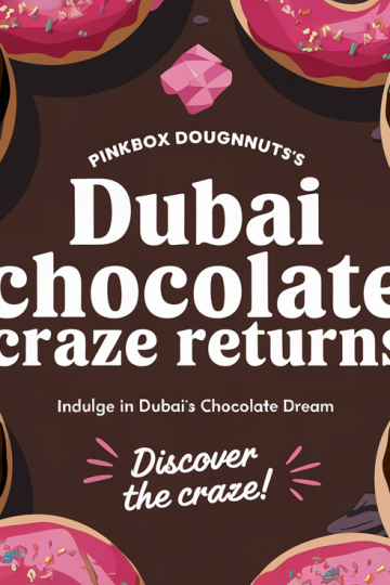Pinkbox Doughnuts’ Dubai Chocolate Craze Returns
