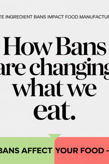 State Ingredient Bans Impact Food Manufacturing