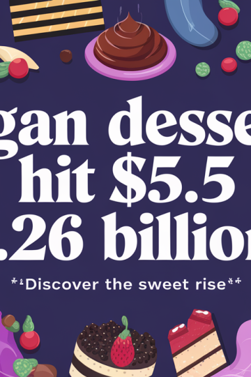 Vegan Dessert Market Growth Surges to $5.26 Billion