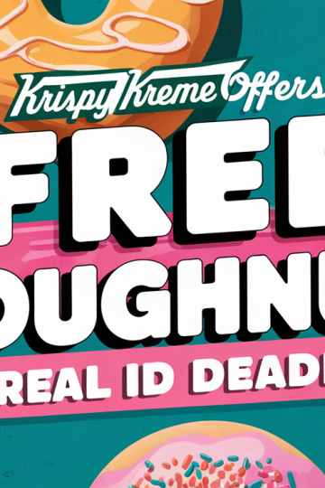 Krispy Kreme Offers Free Doughnuts on REAL ID Deadline