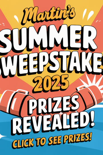 Martin’s Summer Fun Sweepstakes 2025 Prizes Revealed