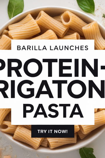 Barilla Launches Protein+ Rigatoni Pasta