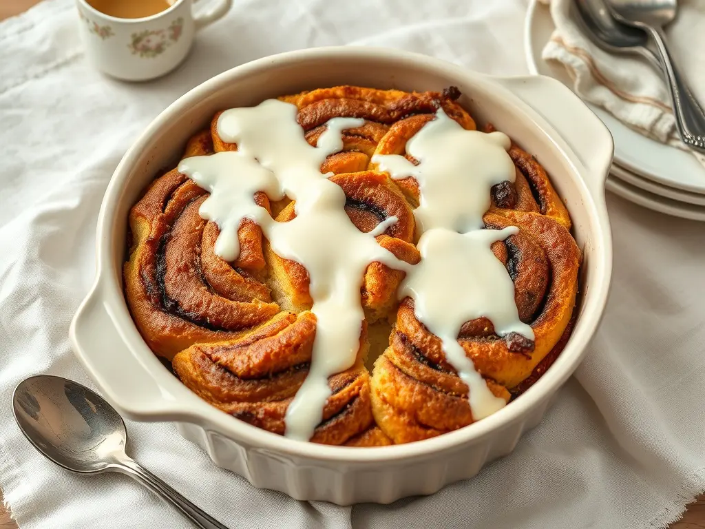 Best Cinnamon Roll Bread Pudding Recipe with Cream Cheese Glaze 2025 09 13T141027.498Z.jpg