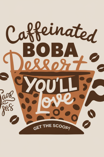 Trader Joe’s Caffeinated Boba Frozen Dessert Delight