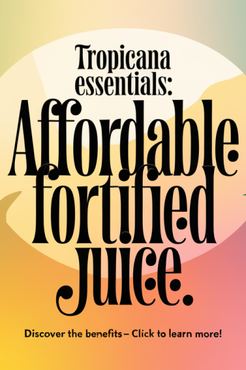 Tropicana Essentials Launches Affordable Fortified Juice