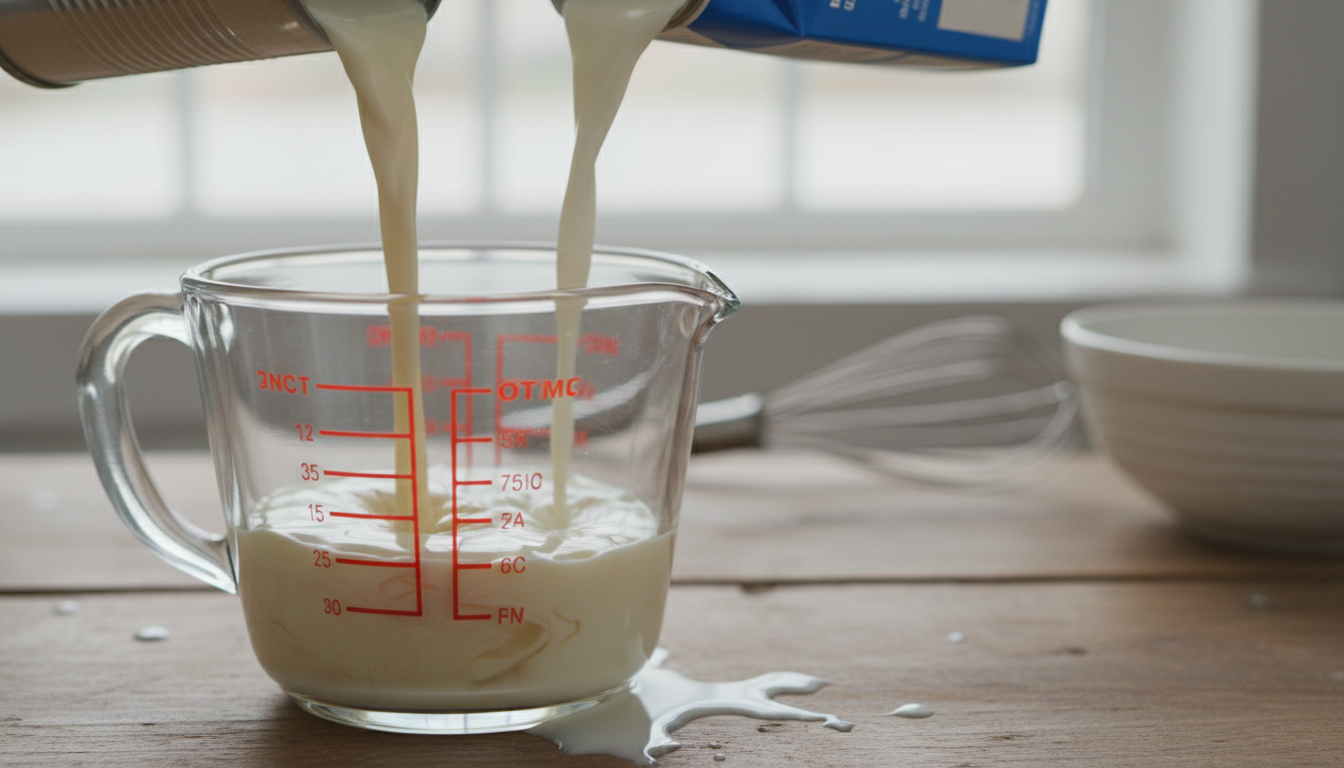 Three milks — sweetened condensed, evaporated, heavy cream —