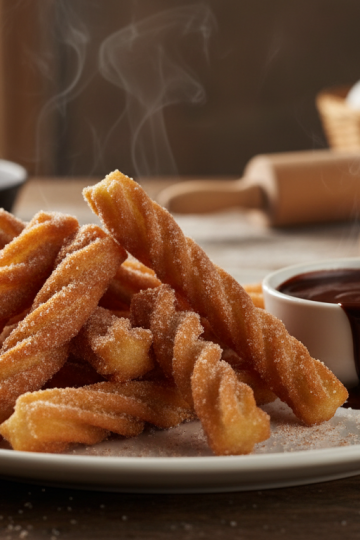 easy homemade churros featured