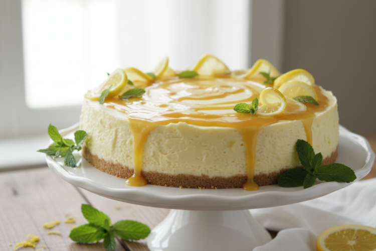 lemon cheesecake recipe featured 1